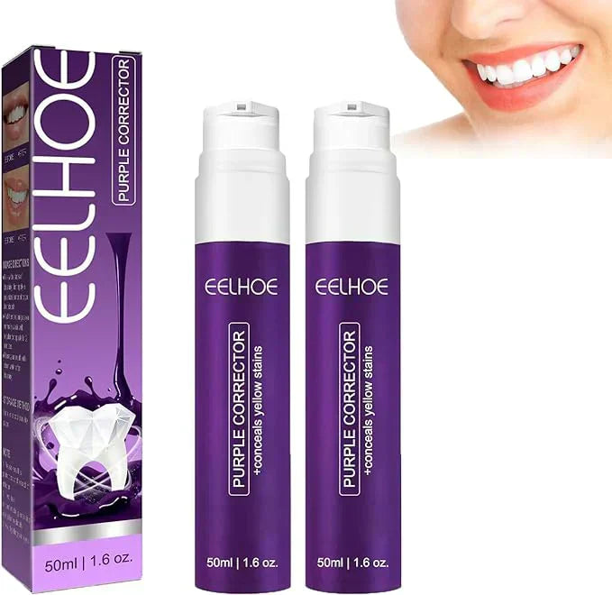 Say cheese with Confidence - Purple Whitening Toothpaste - Buy 1 Get 1 Free