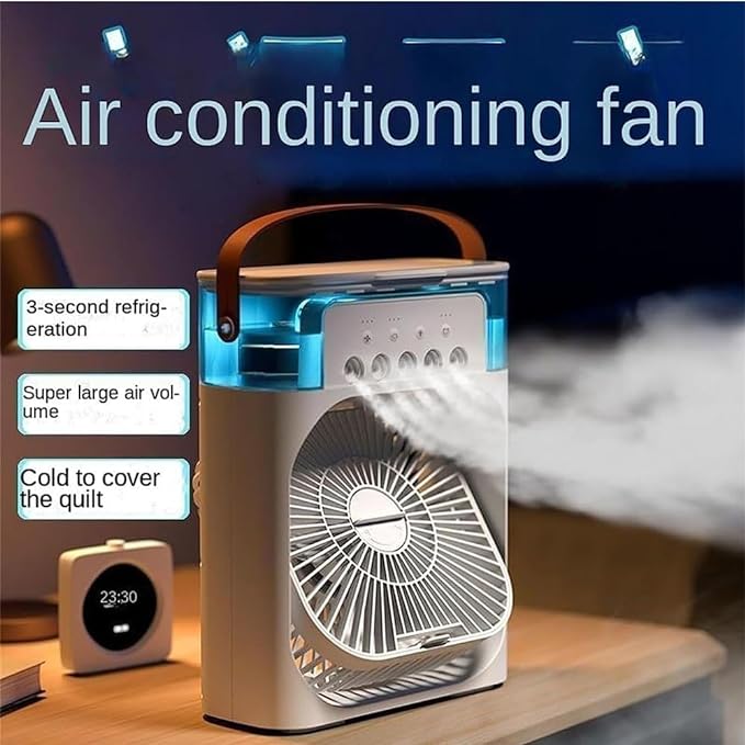 Keep you cool on the go - Cooling Fan With Ice