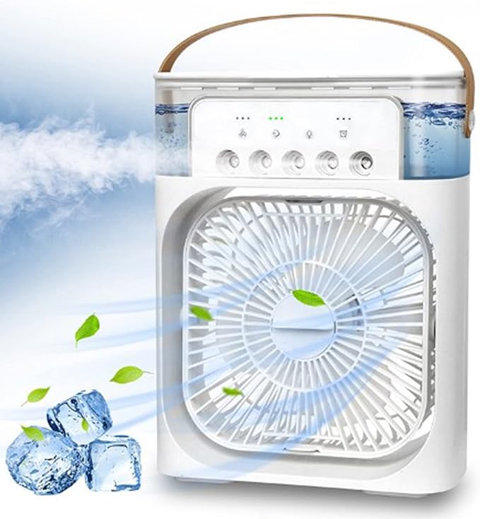 Keep you cool on the go - Cooling Fan With Ice