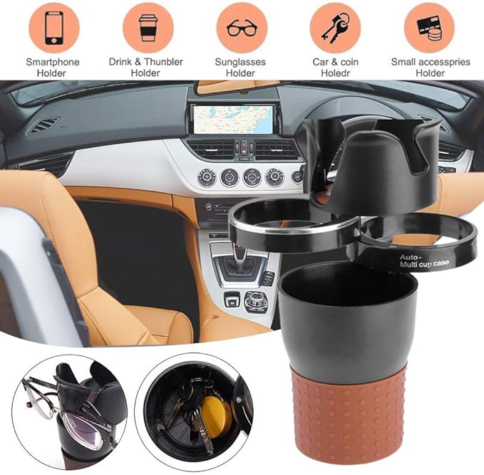 The Ultimate road trip companion - Auto Multi Cup Holder