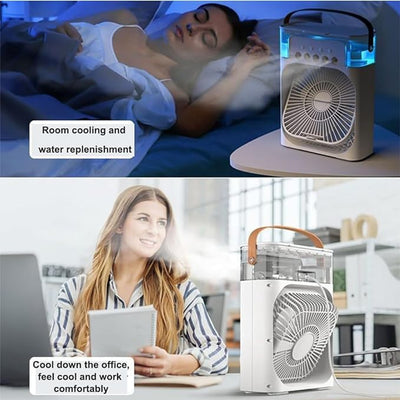 Keep you cool on the go - Cooling Fan With Ice