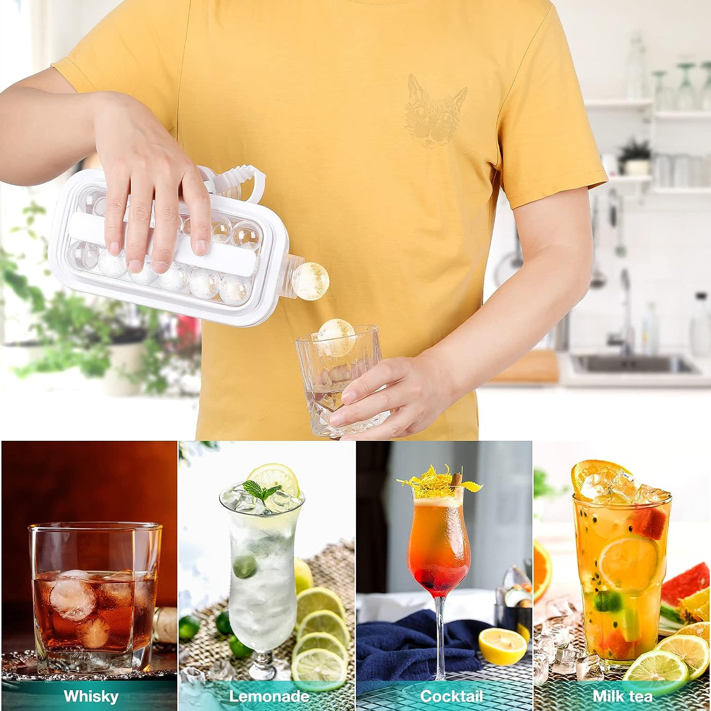 Ice, Anytime, Anywhere - Ice Sphere Tray