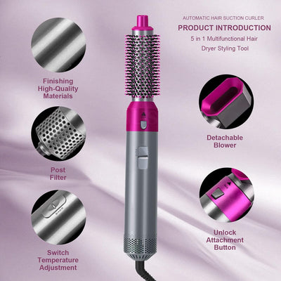 5 in 1 Hot Air Brush