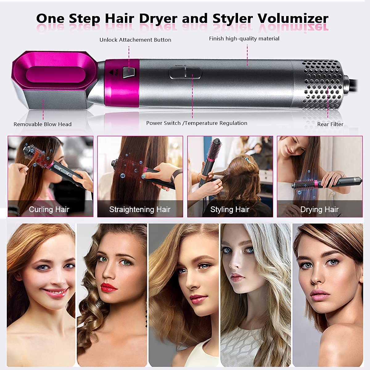 5 in 1 Hot Air Brush