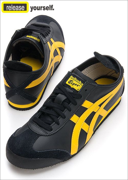 Mexico 66 Sneakers Black/Yellow