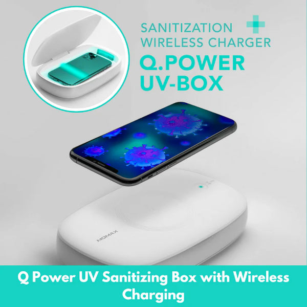 Q Power UV Sanitizing Box with Wireless Charging