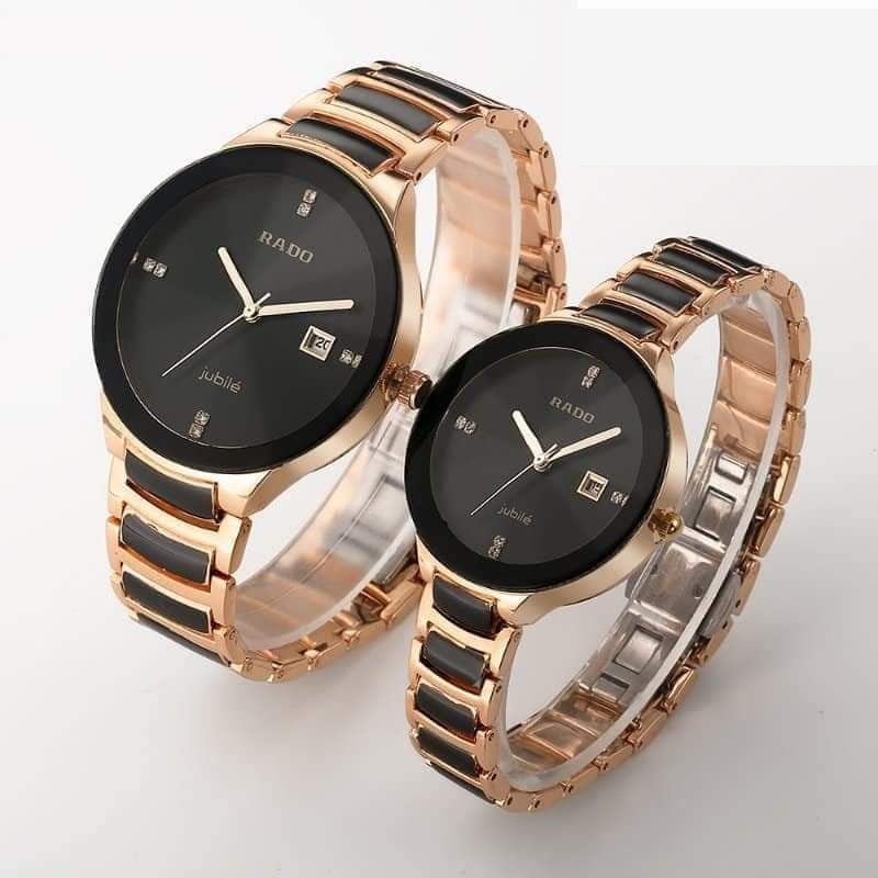 Round Couple Watch