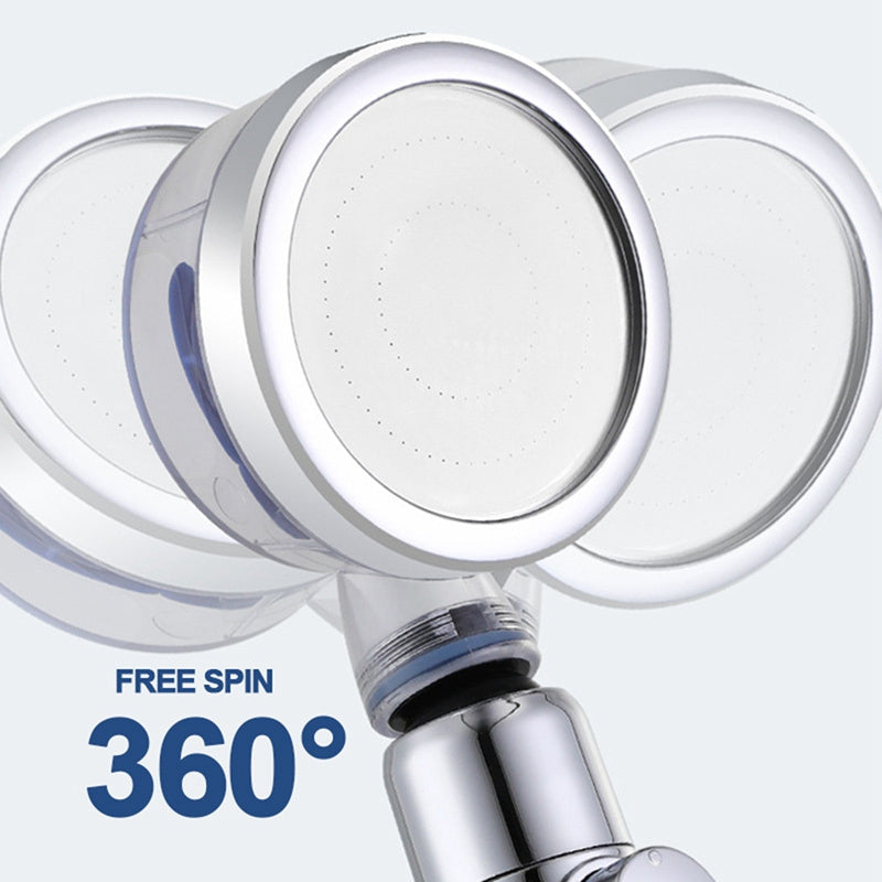 Rinse away Stress fast - High Pressure Turbocharged Shower Head