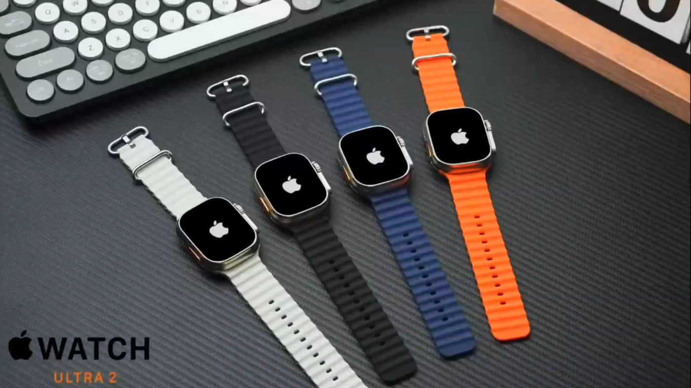 ULTRA-2 SMART WATCH LOGO WITH 2 STRAPS