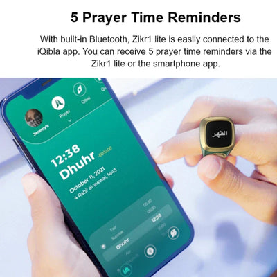 Zikr Ring - Make Every Pray Count - Just one Click 🤲