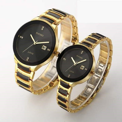 Round Couple Watch