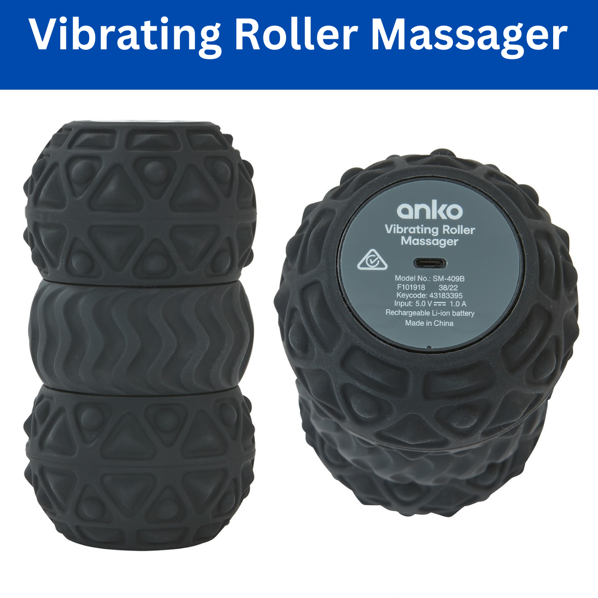 Vibrating Roller Massager